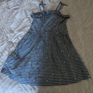 Crewcuts Gingham Kids Dress - Lemons Spring Outfit